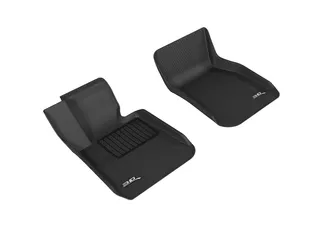 3D MAXpider Kagu 1st Row Floormat For 12-19 BMW 3 Series F30 / F34 - Black